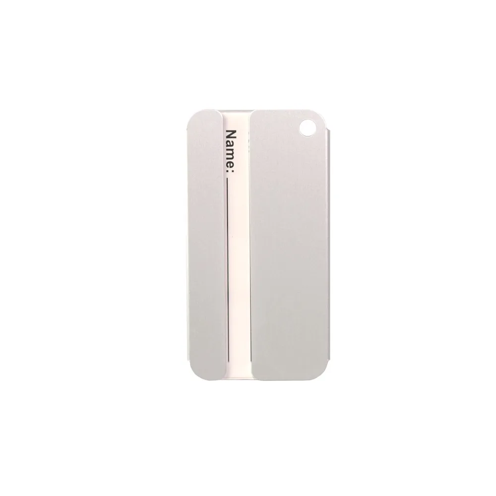 Silver Blank Back View