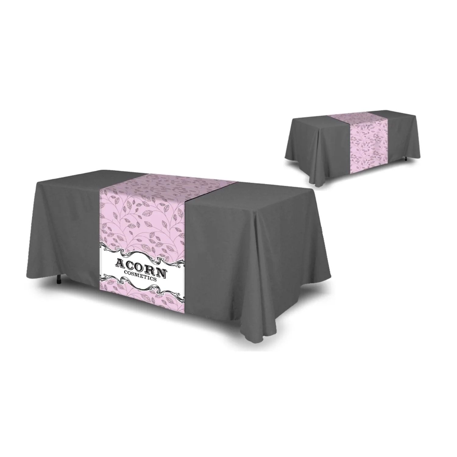 Custom 24" Wide Dye Sublimated Satin Table Runner view 4