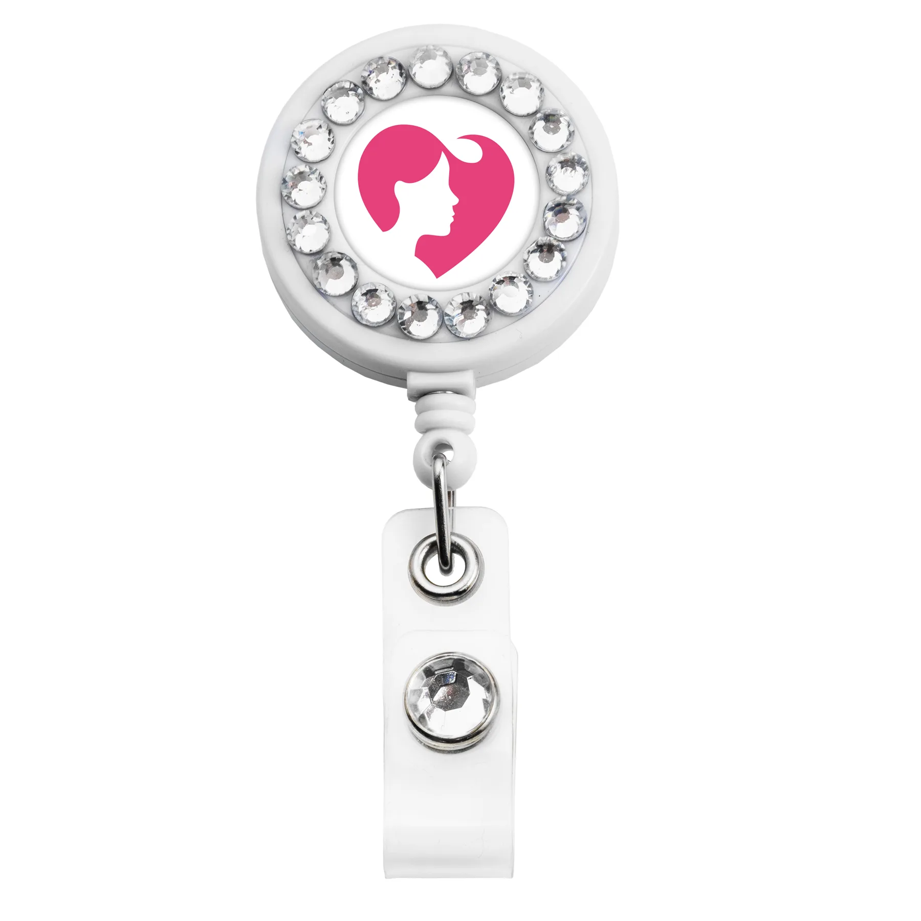 Bling Ring Retractable Badge Reel view 7