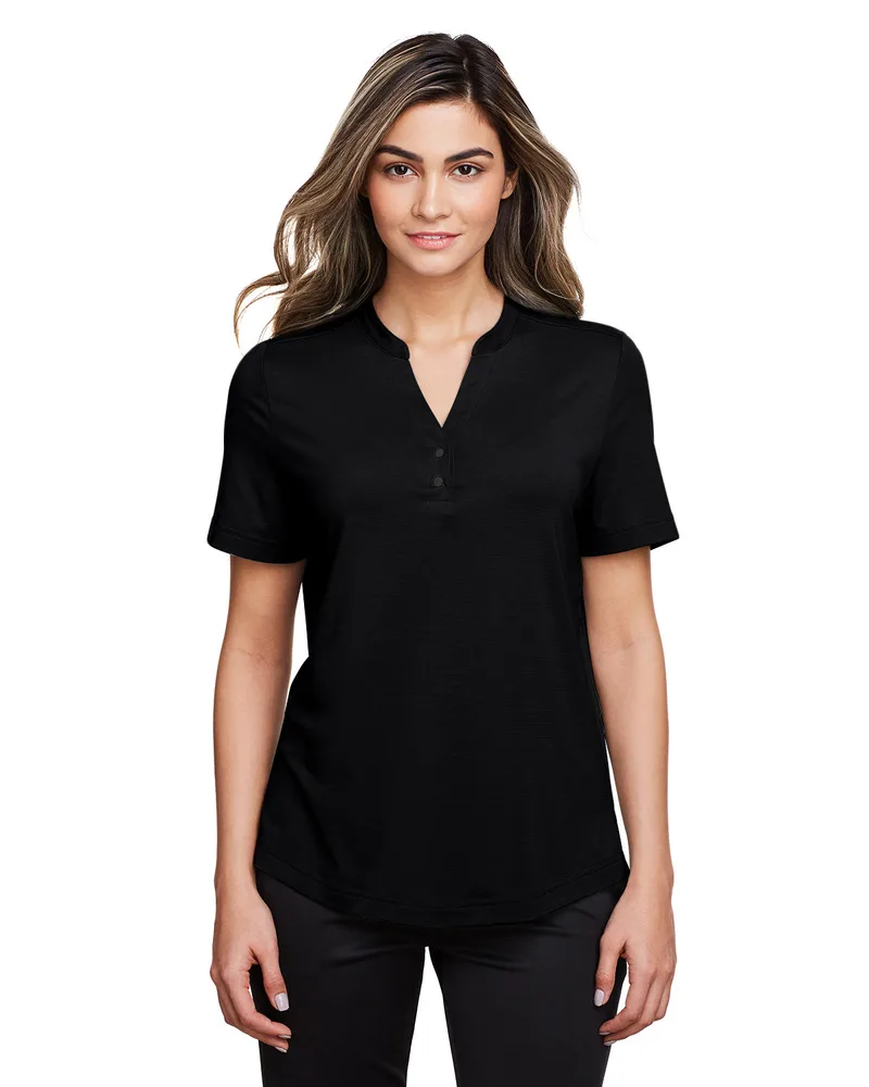 NORTH END Ladies' JAQ Snap-Up Stretch Performance Polo