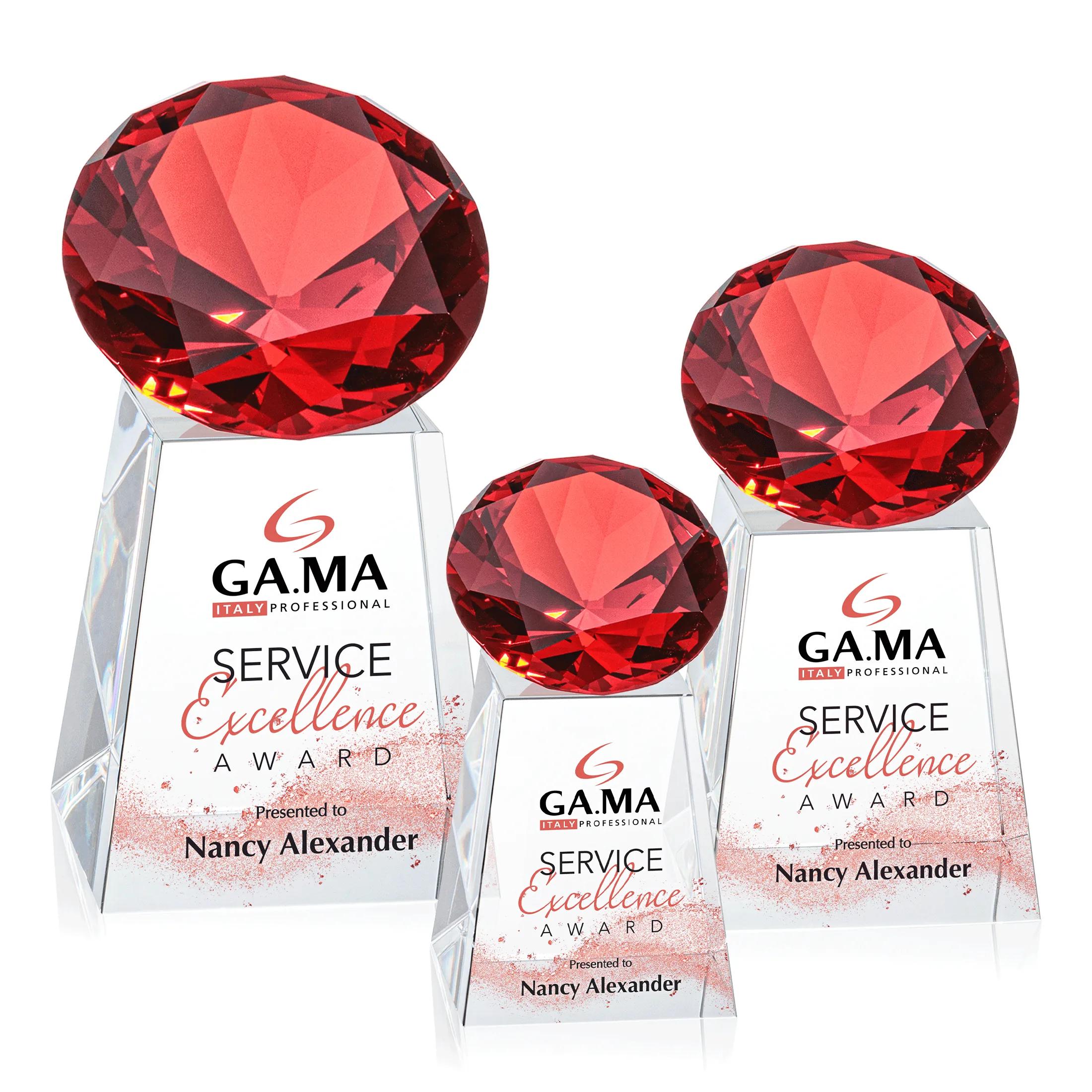 VividPrint™, Clear, Ruby