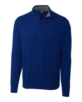 Cutter & Buck Lakemont Tri-Blend Mens Quarter Zip Pullover Sweater view 2