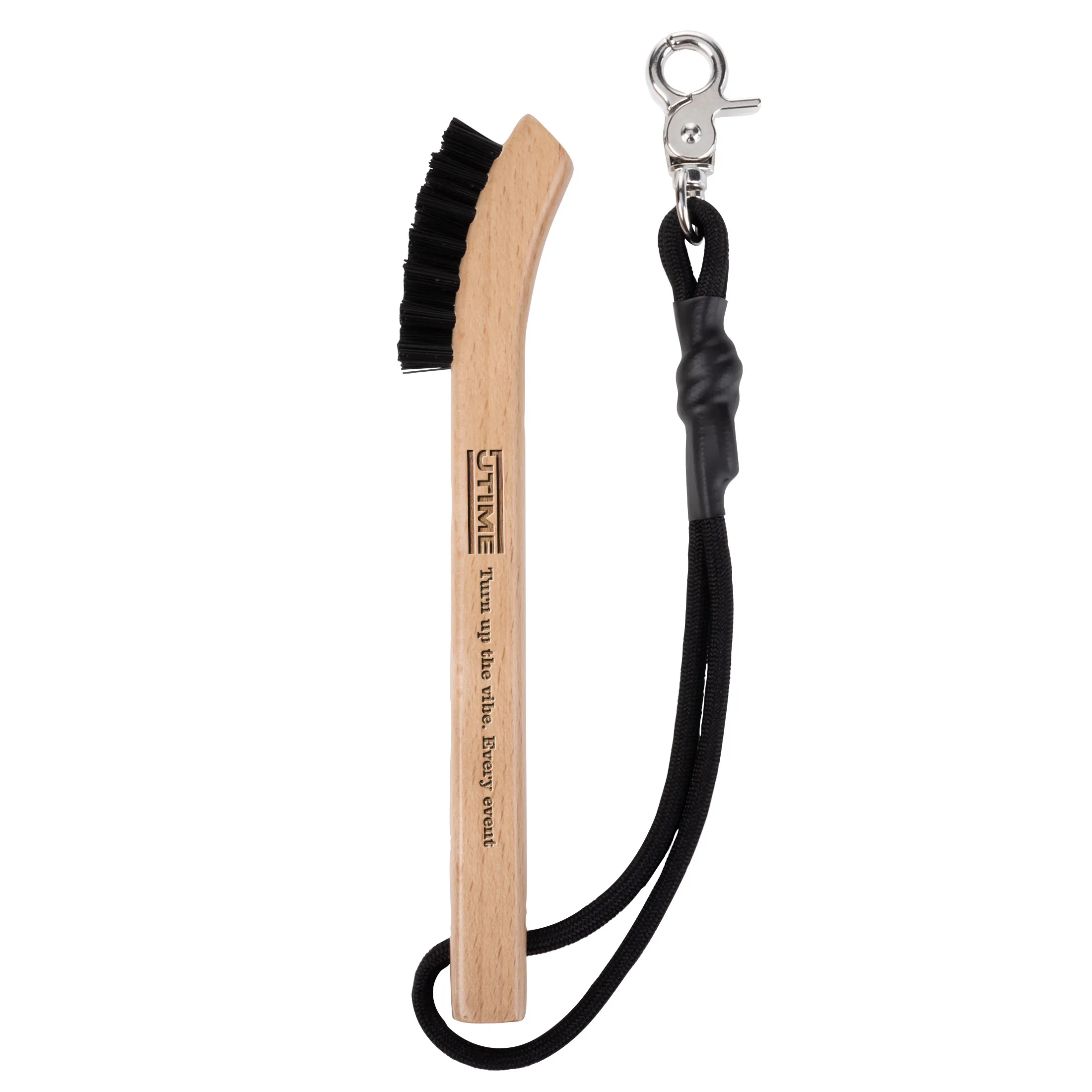 Deodar Beechwood Golf Club Brush Cleaner w/Clip