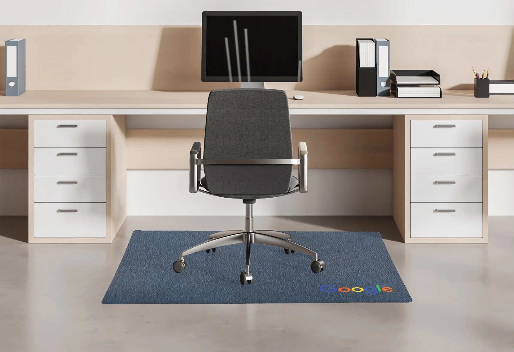 Desk Impressions Logo Chair Mat (3' x 4') view 4