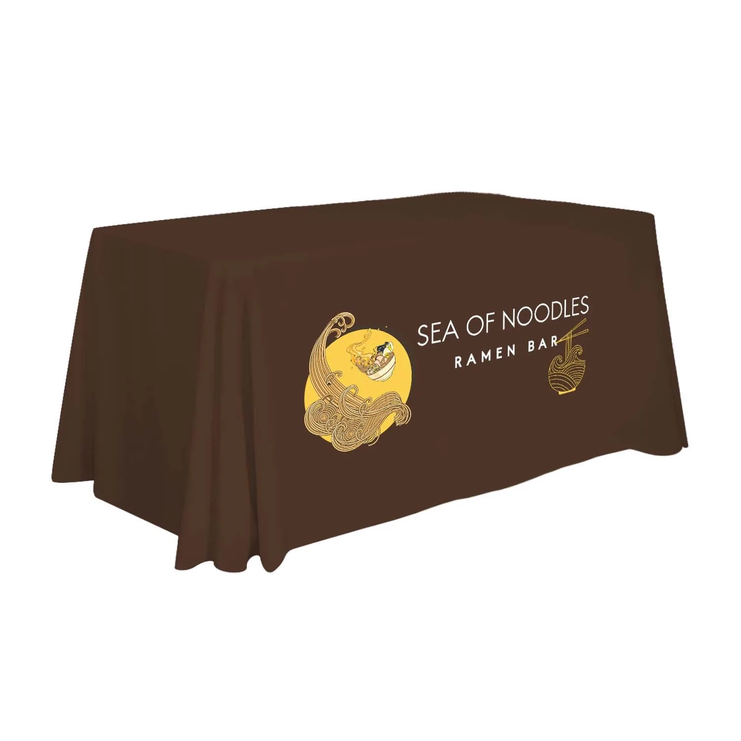 4' Standard Table Throw (Full-Color Front Only) view 6
