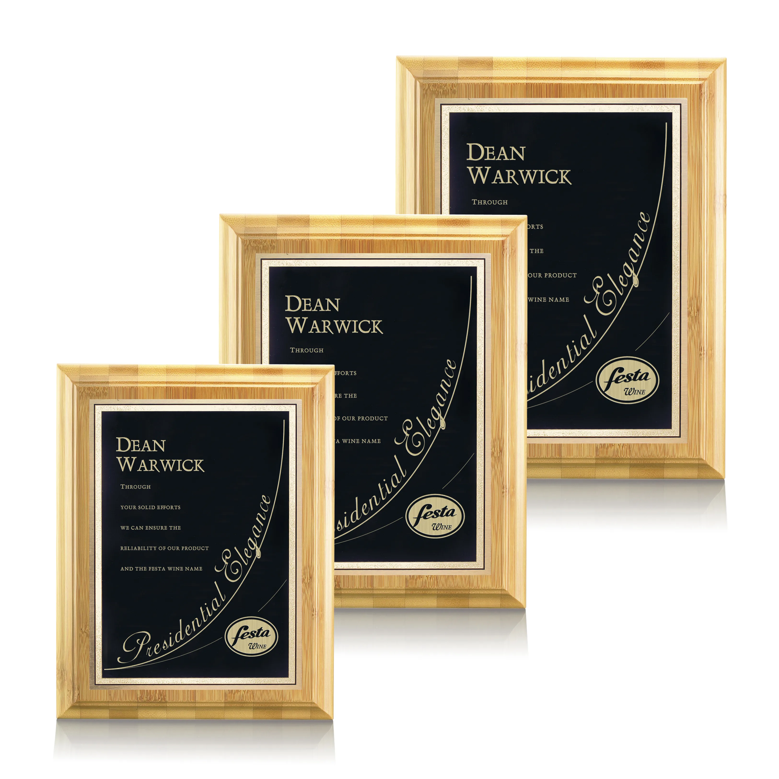 Bamboo/Ashbury Plaque