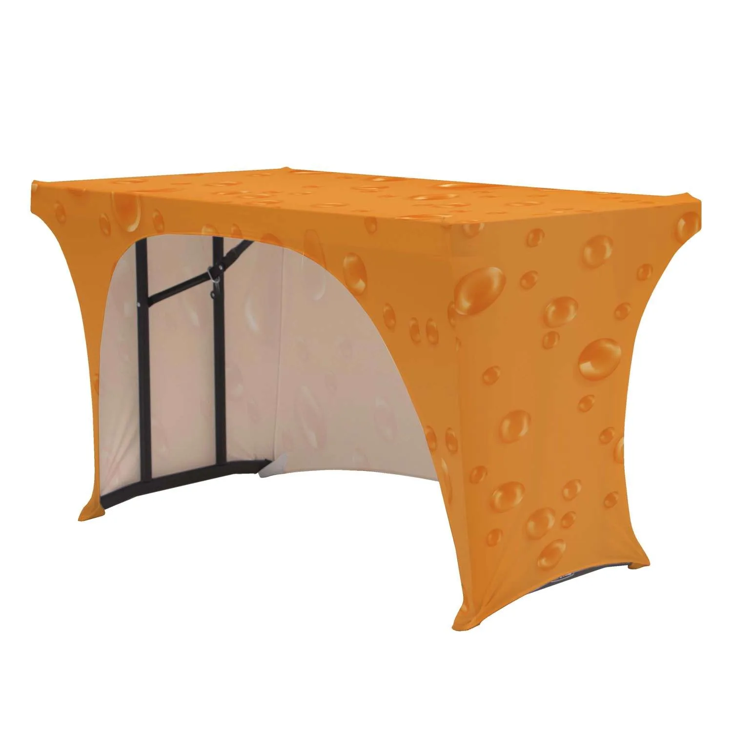4' UltraFit Curve Table Throw (Full-Color Full-Bleed) view 3
