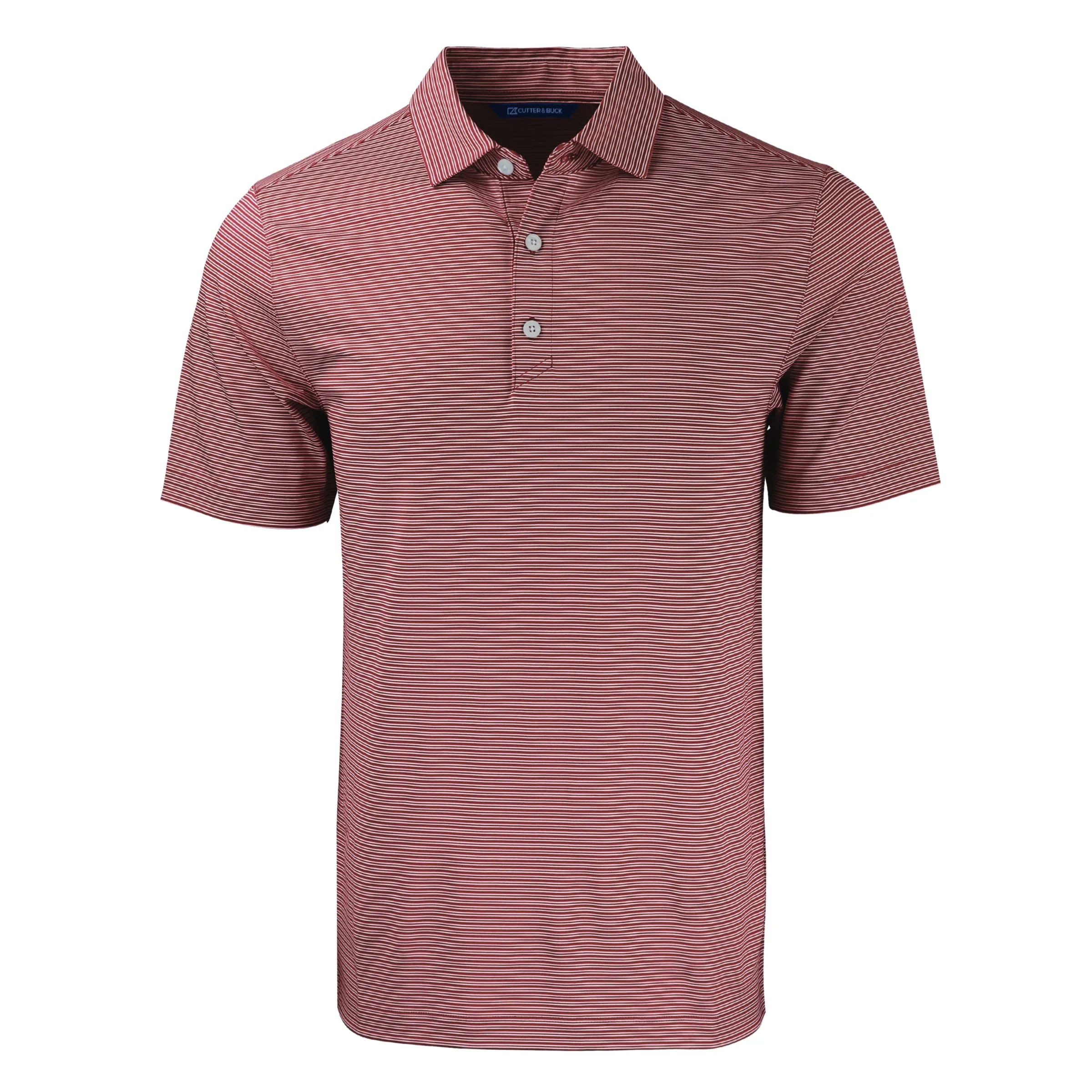 Cutter & Buck Forge Eco Double Stripe Stretch Recycled Mens Polo view 3