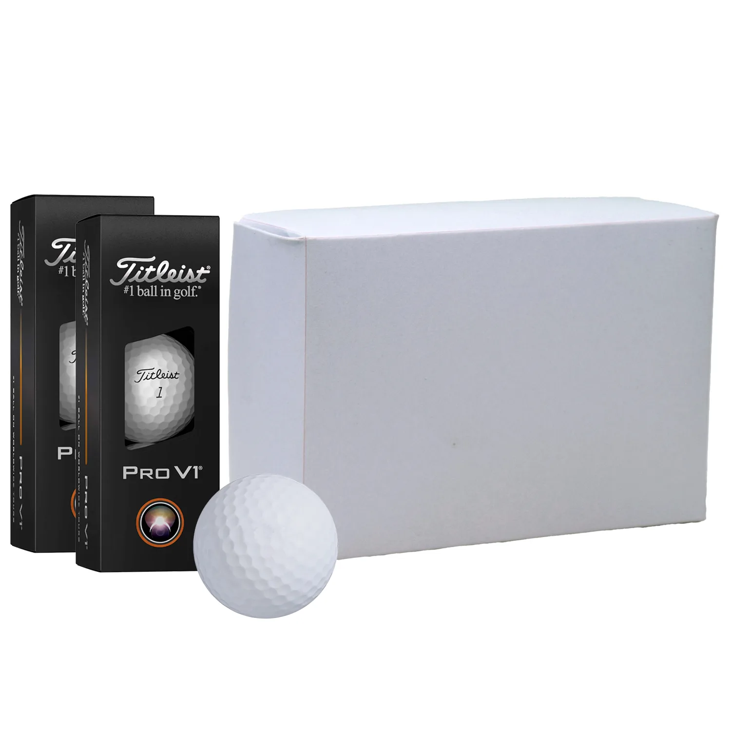 Titleist Pro V1 Golf Ball in Custom Half Dozen Box view 2