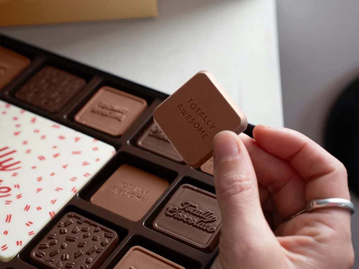 45-Piece Chocolate Ensemble Gift Set with Classic Custom Packaging view 4