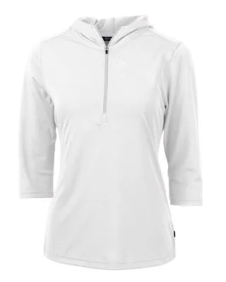 Cutter & Buck Virtue Eco Pique Recycled Half Zip Pullover Womens Hoodie view 6