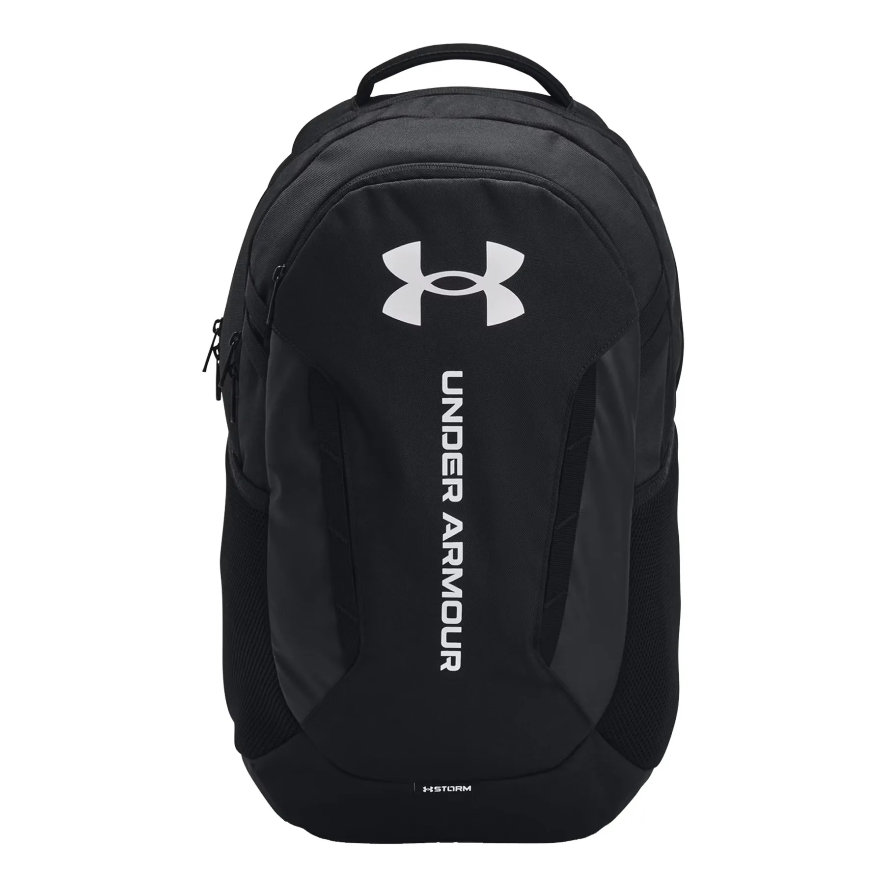 Under Armour Hustle 6.0 Backpack - Black/Black/White