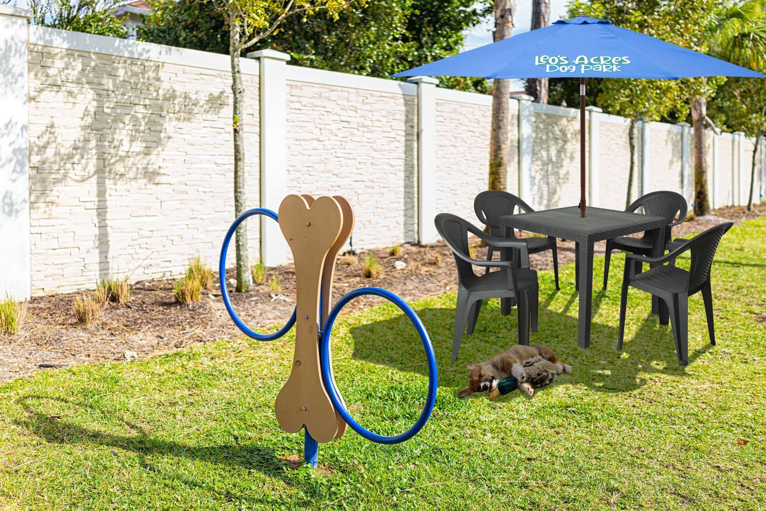 9' Wood Look Tilting Market Umbrella Kit (4 Imprints) view 3