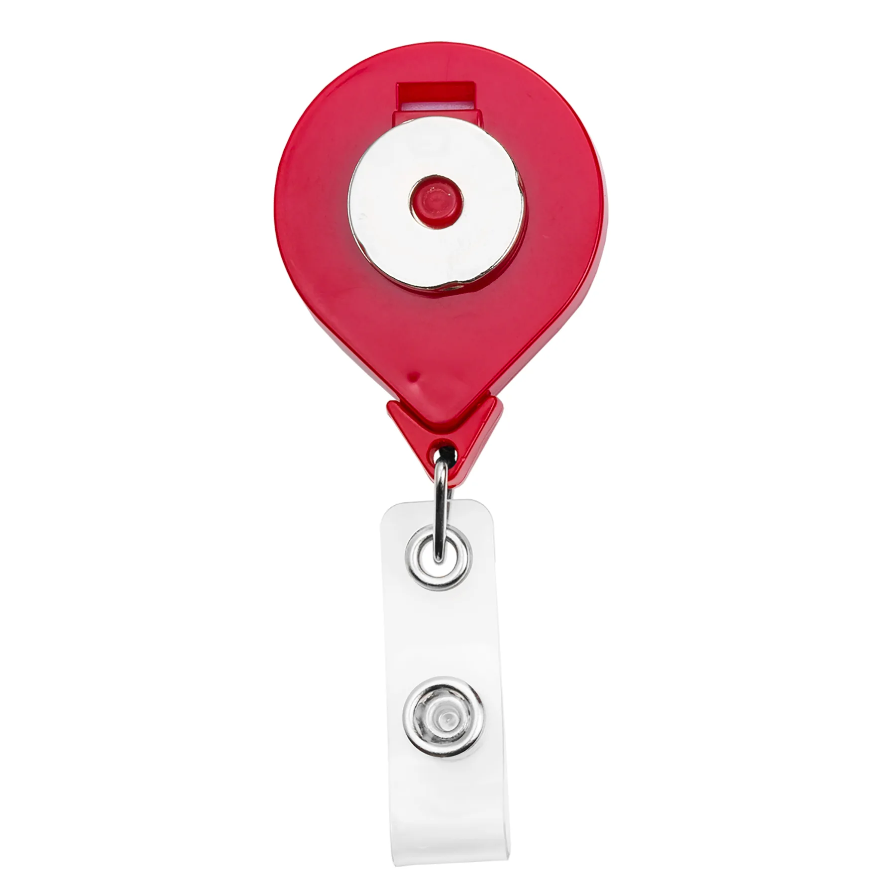 Magnet Back Jumbo Round Retractable Badge Reel view 3