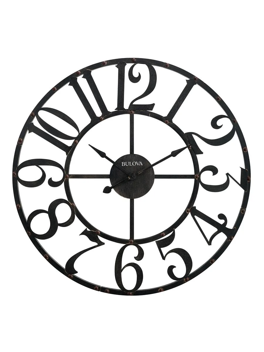 Bulova Clocks Gabriel Home Décor Wall Clock