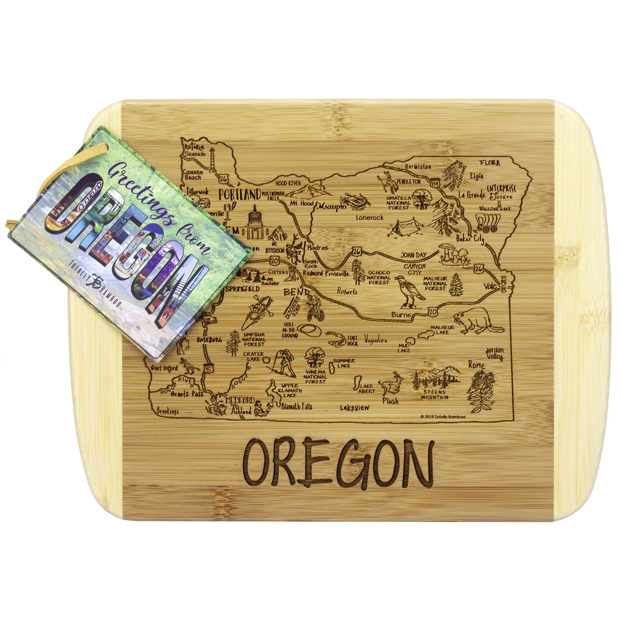 A Slice of Life Oregon Serving & Cutting Board view 2