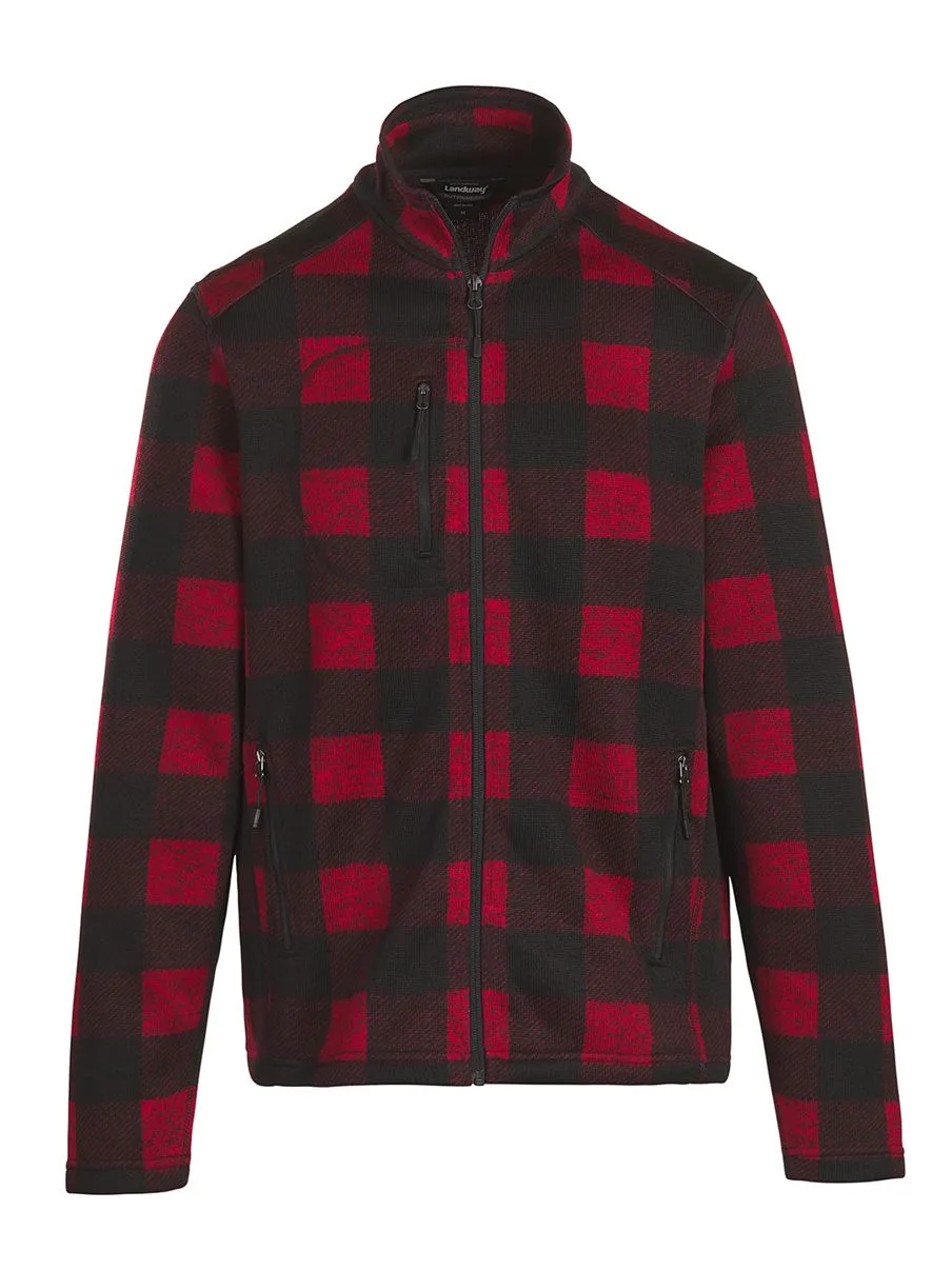 Men's Woodland Full Zip Sweater Knit Fleece view 2