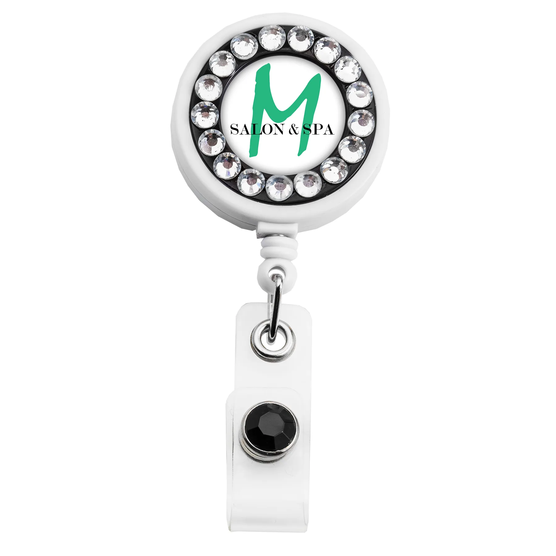 Bling Ring Retractable Badge Reel view 4