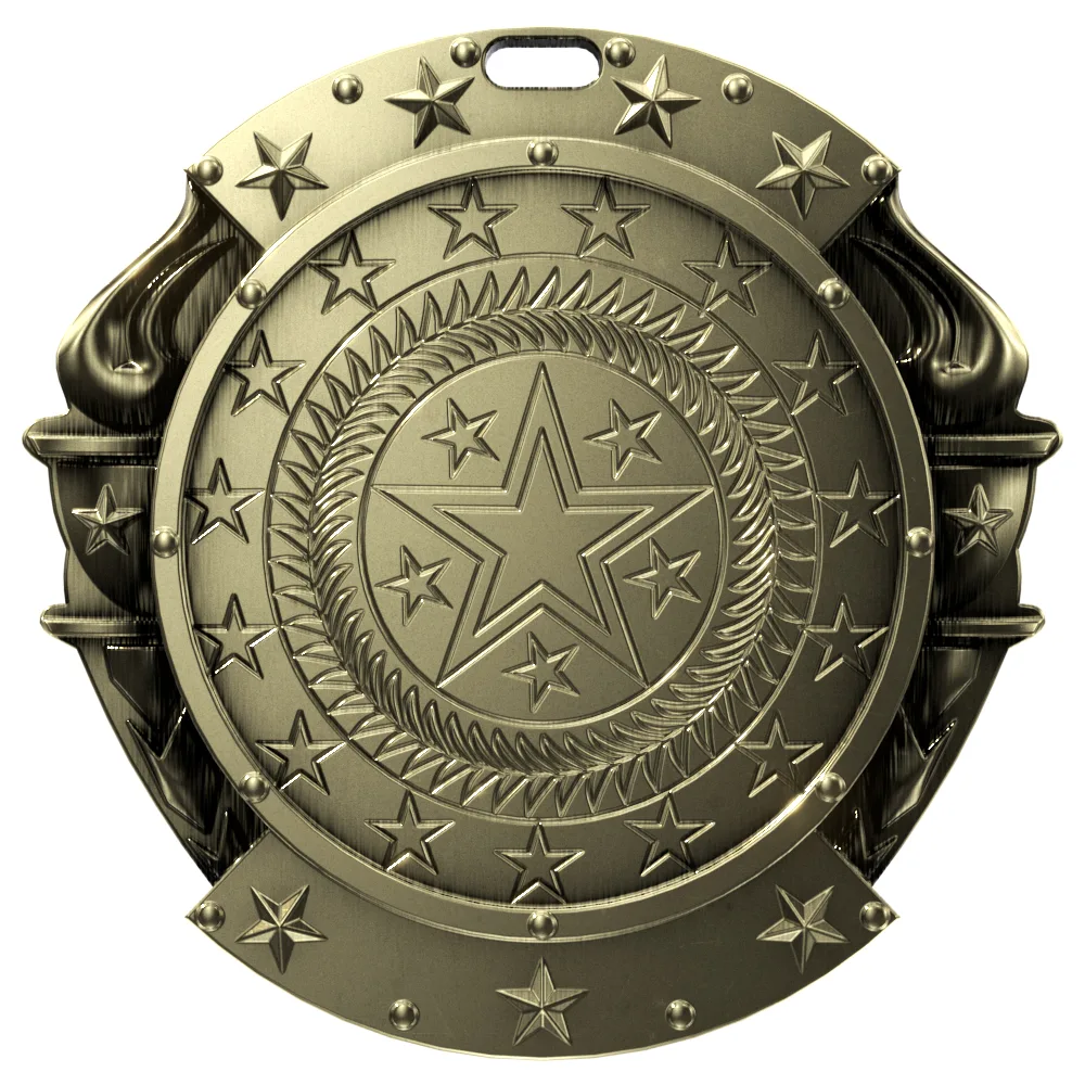 Vibraprint® Antique Torch Insert Medallion (2-3/4") view 2