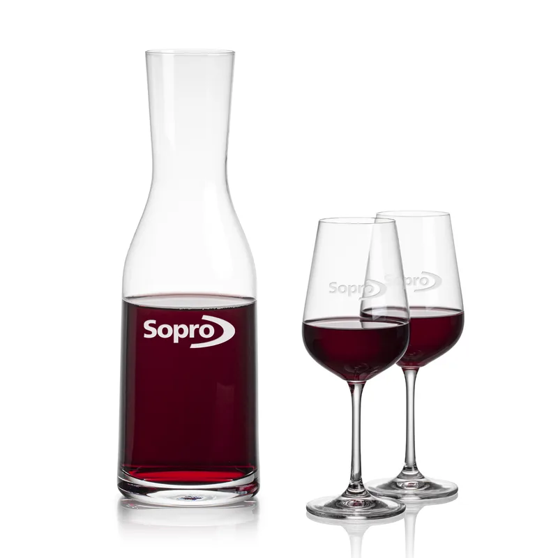 Carafe & 2 Wine