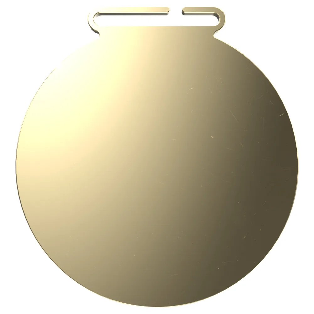 Texture Tone® Bright Medium Smooth Medallion (3-1/2") view 2