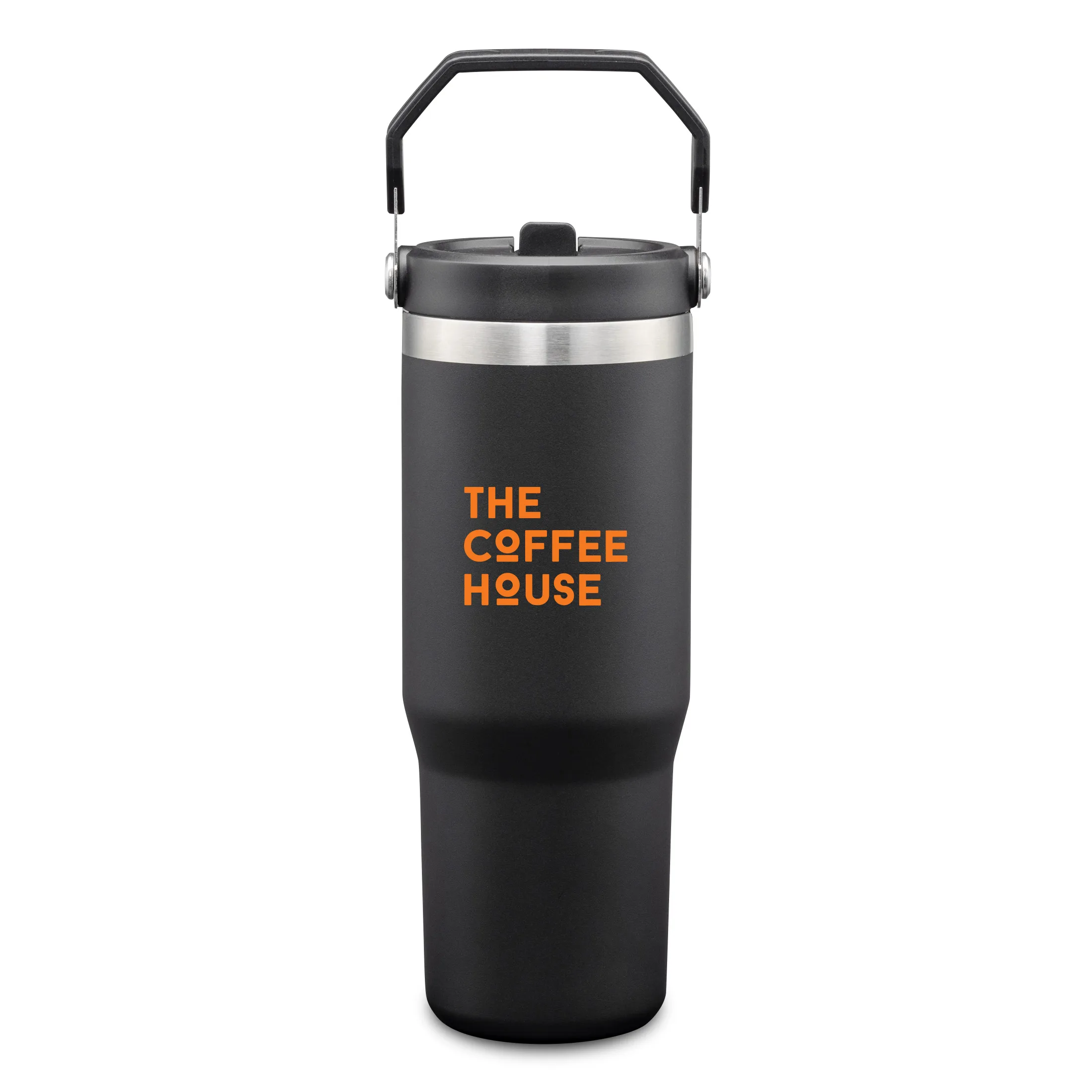 Revive SS Travel Mug w/Handle & Straw - 30oz — Revive SS Travel Mug w/Handle & Straw - 30oz