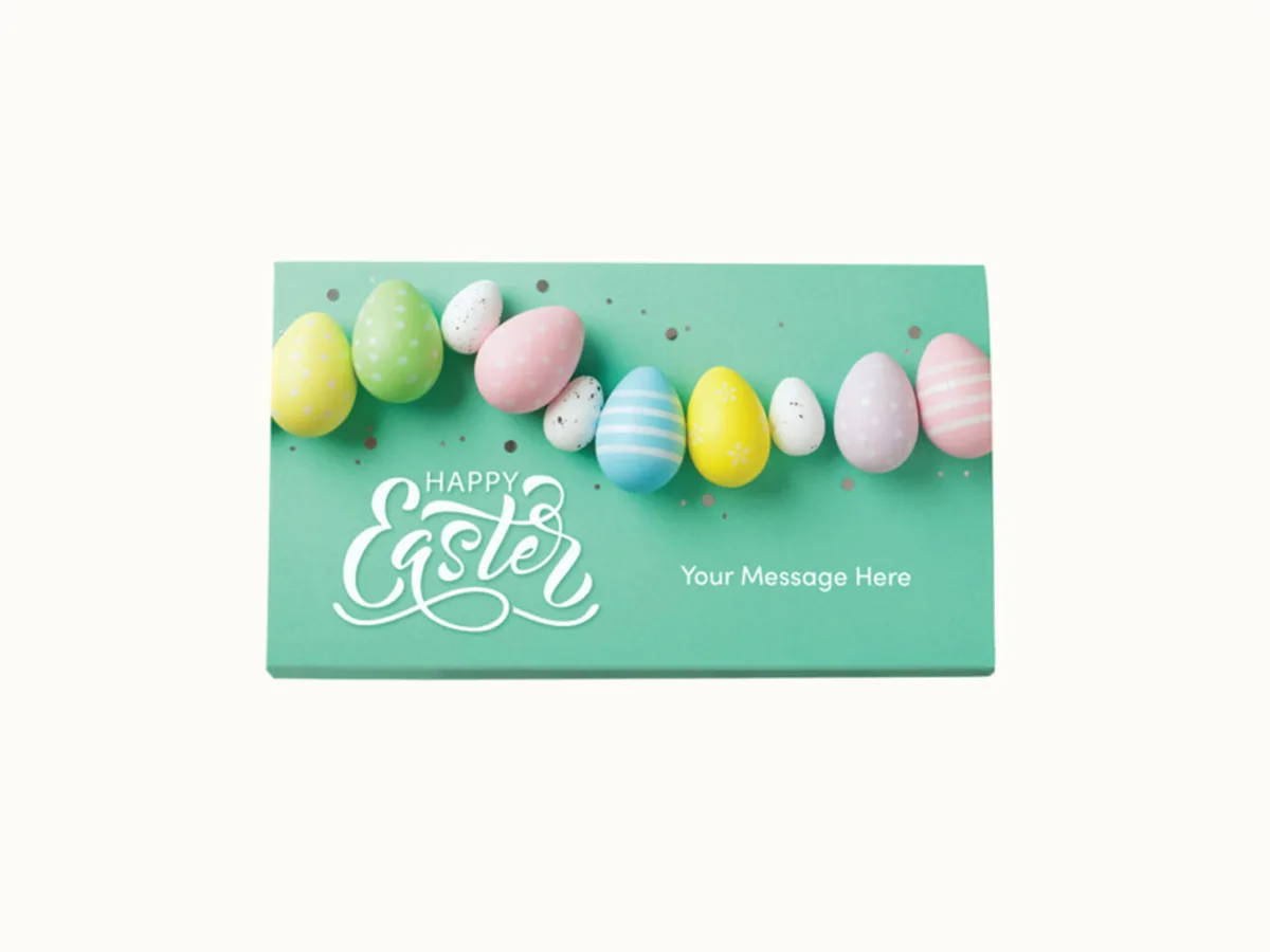 Happy Easter Epic 1lb. Chocolate Bar with Personalized Packaging view 2