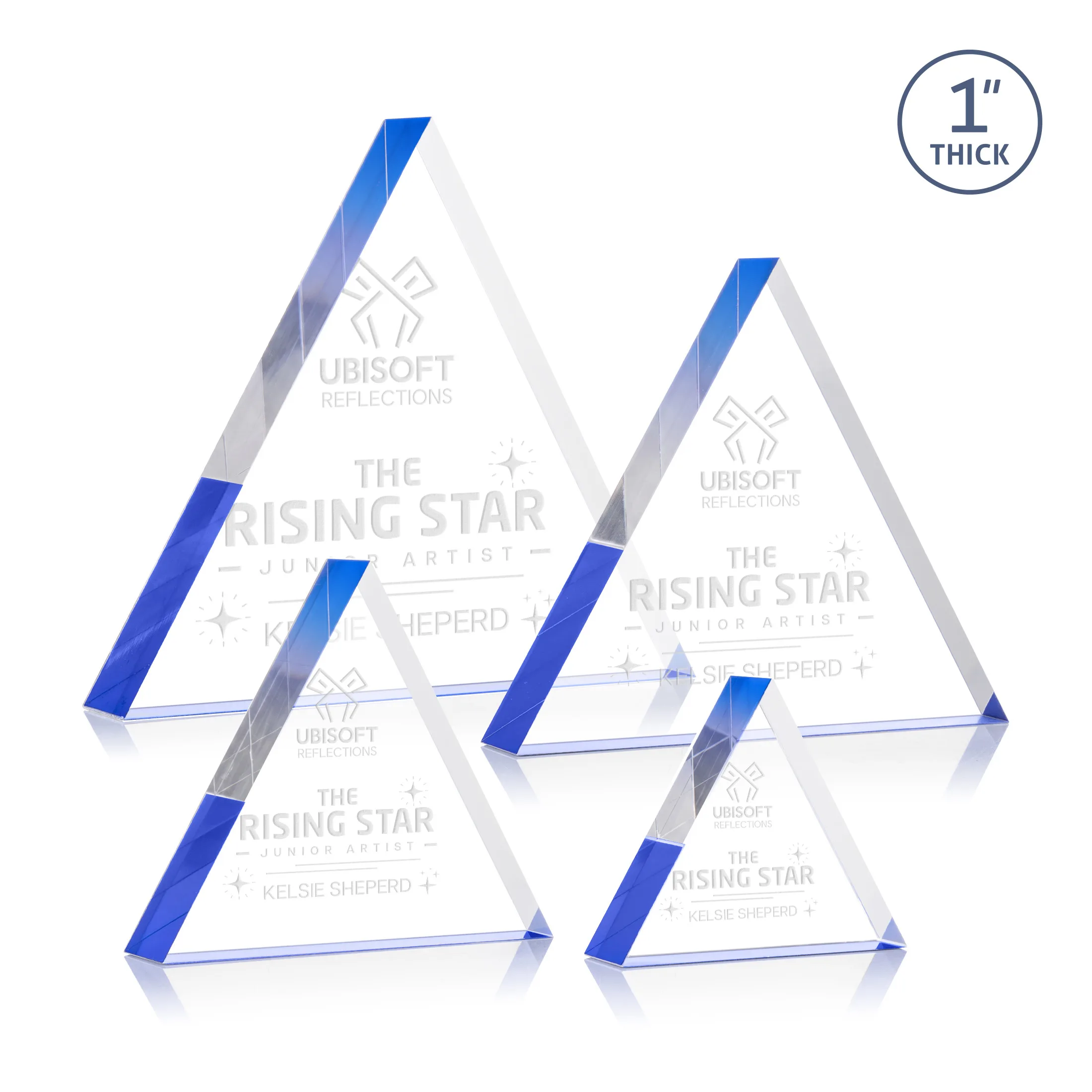 Laser Engraving, Blue
