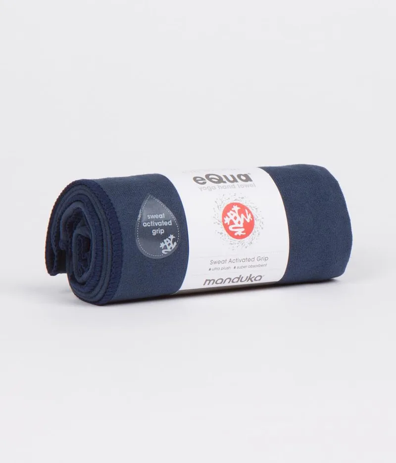 Manduka Equa Yoga Hand Towel - Midnight Black