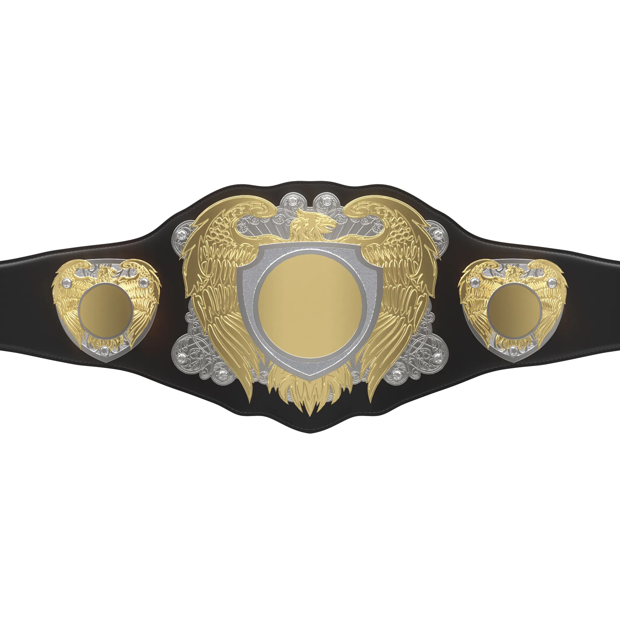 Vibraprint® Legion Championship Belt in Black view 2