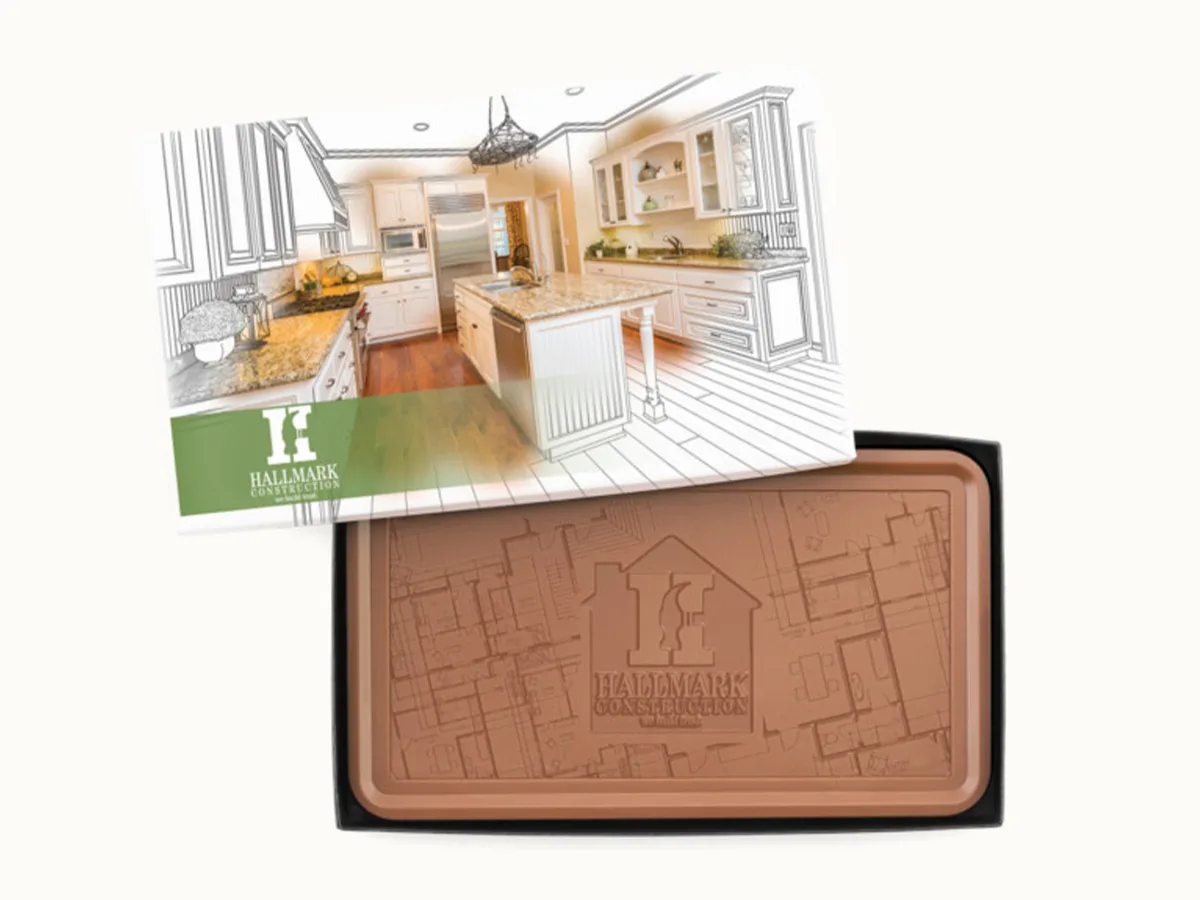 Epic 1lb. Engraved Chocolate Bar with Classic Custom Packaging view 6
