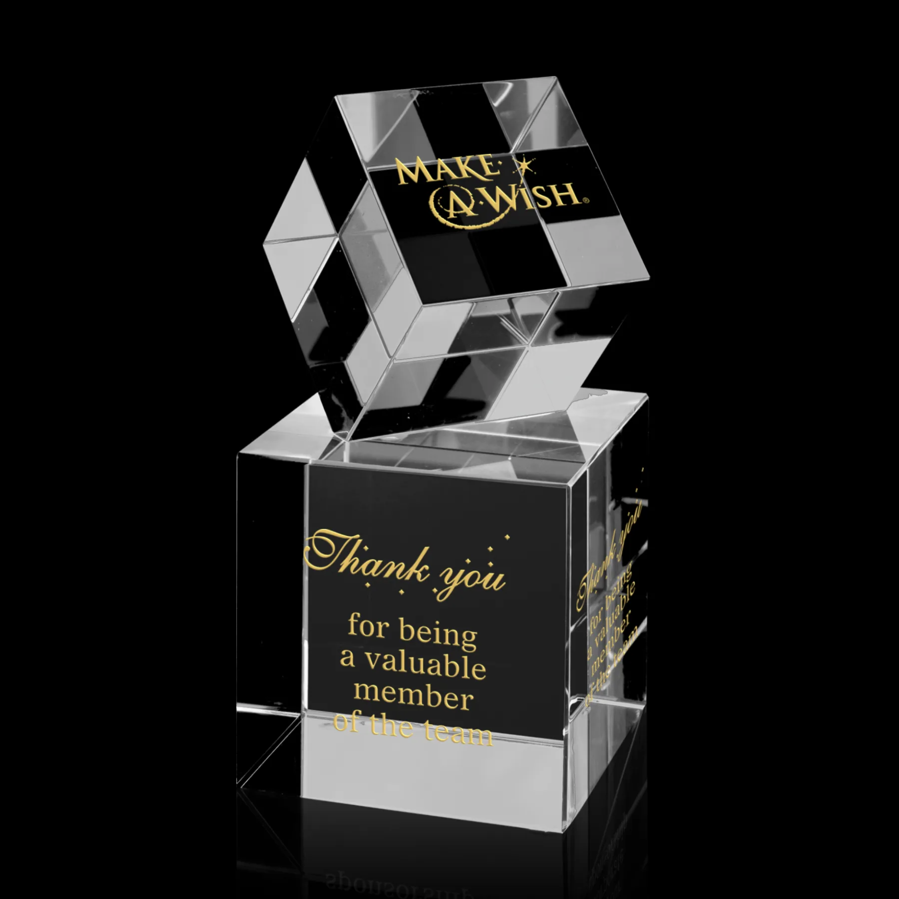 Resolution Award, 3" x 6.25"