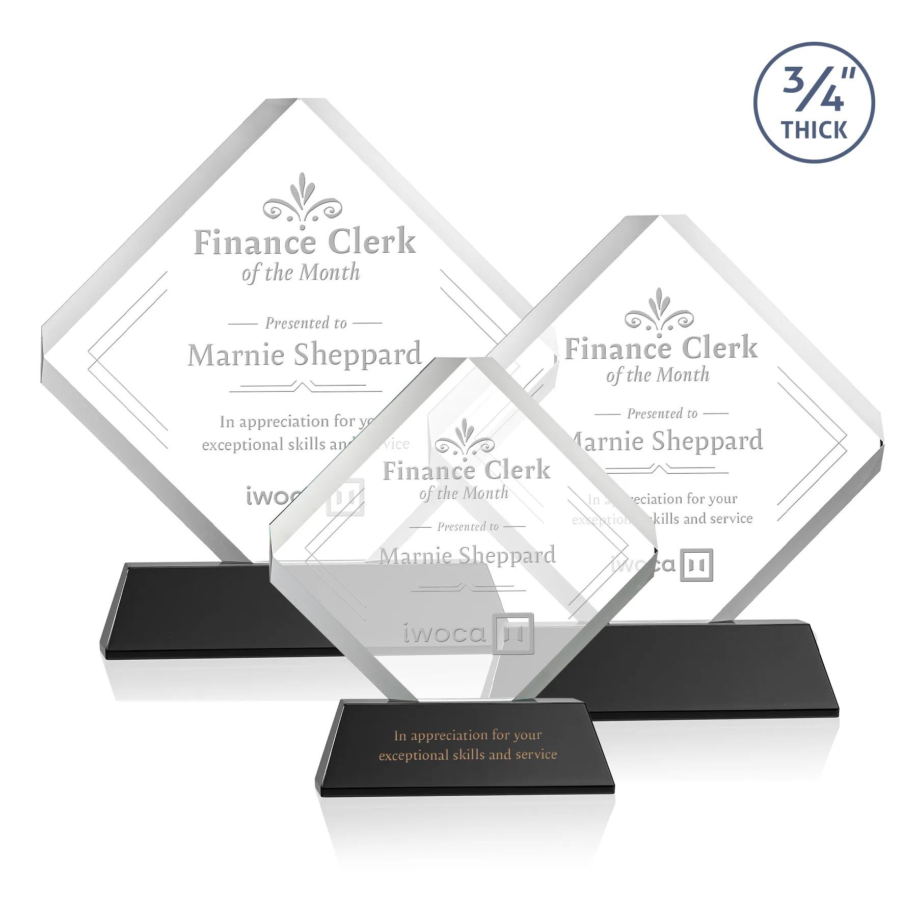 Deep Etch, Newhaven base, Black