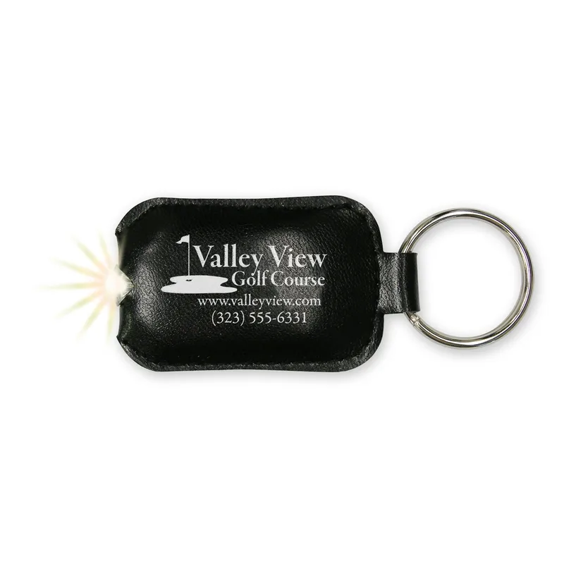Faux Leather Lock-N-Light Key Light