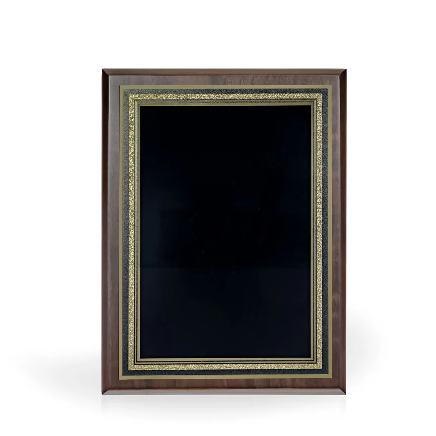 Walker Walnut Award Plaque, 9"x12" view 2