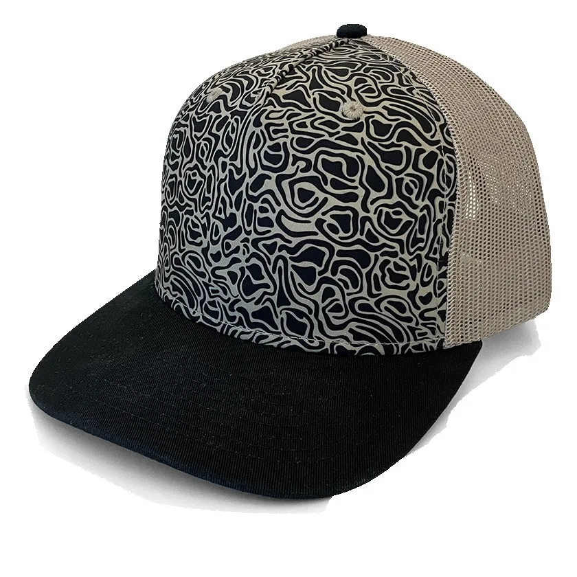 Sublimated 5-Panel Mesh Back Cap view 2