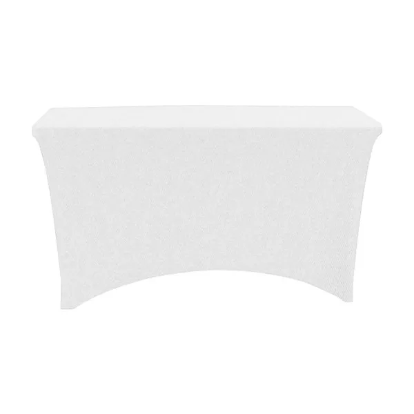 IMPORT 4' Stretch Open-Back Full Color Table Throw view 3