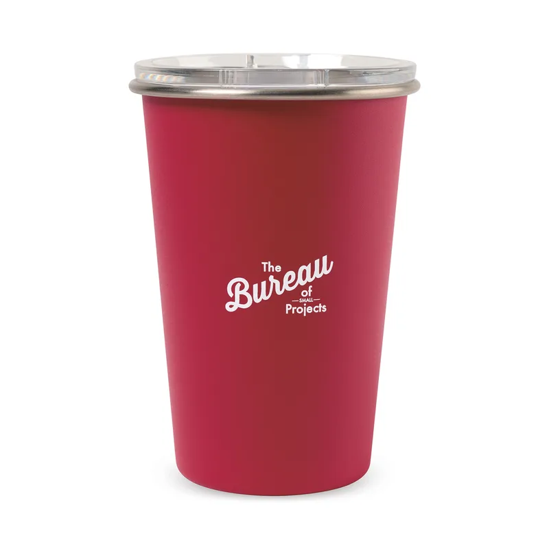 Arlo Classics Stainless Steel Travel Tumbler - 14 Oz. - Red