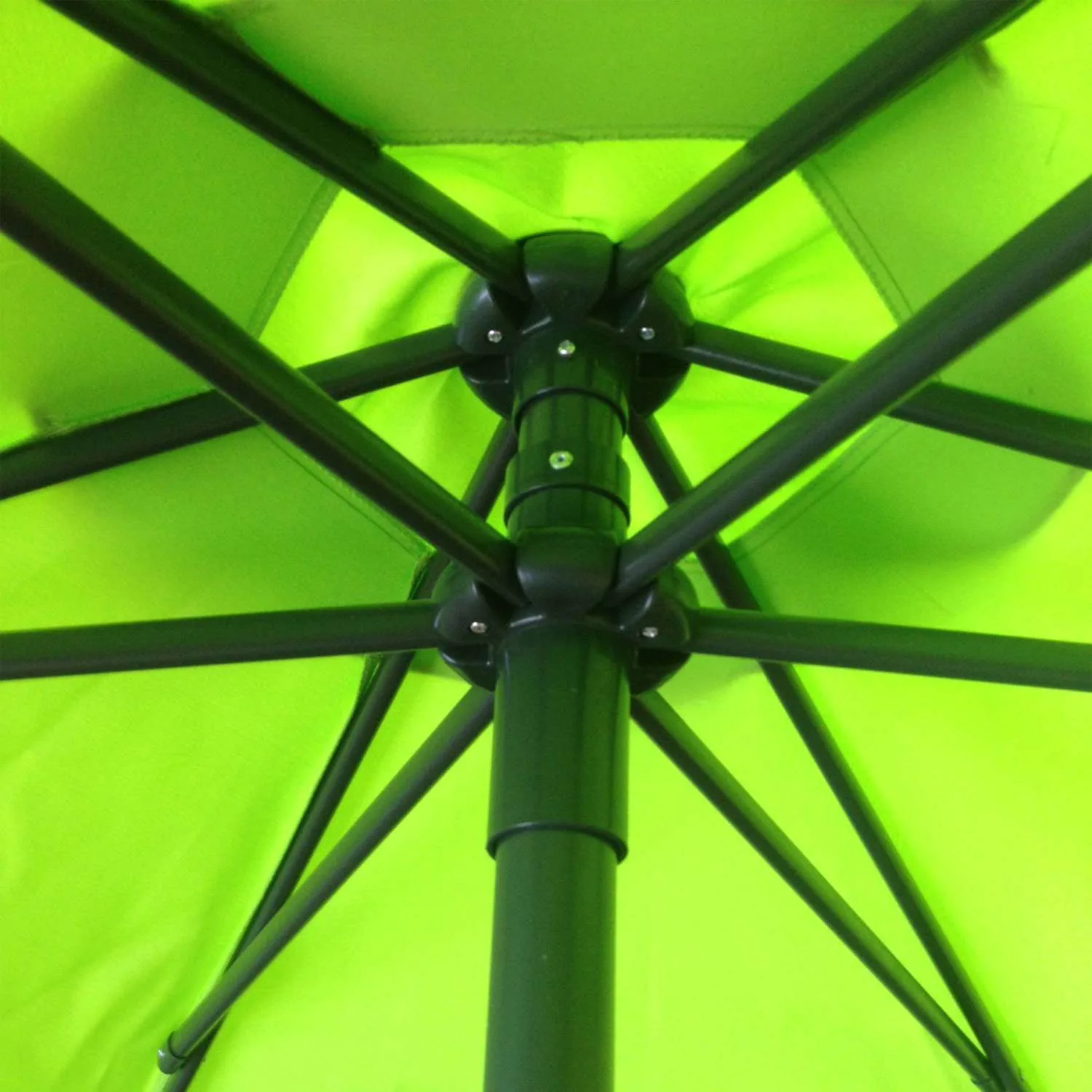 7' Steel Market Umbrella Kit With Valance (3 Imprints) view 3