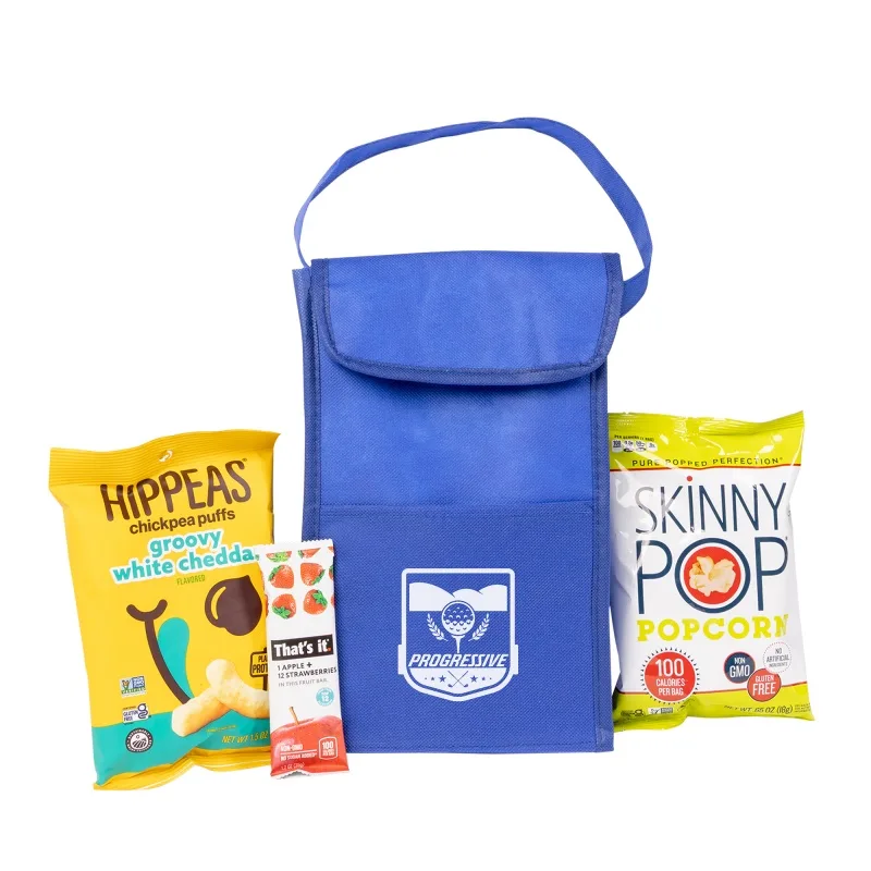 Golf - Insulated Lunch Bag with Healthy Snacks