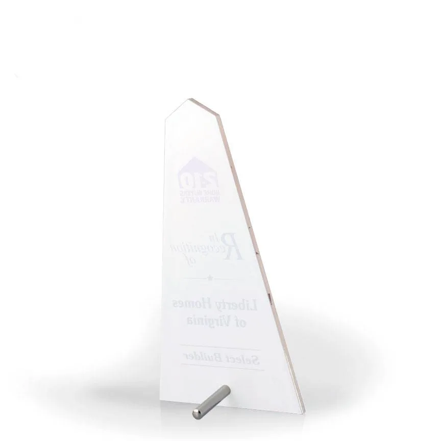Luxor Acrylic Award, Medium 10"x4.75" view 2
