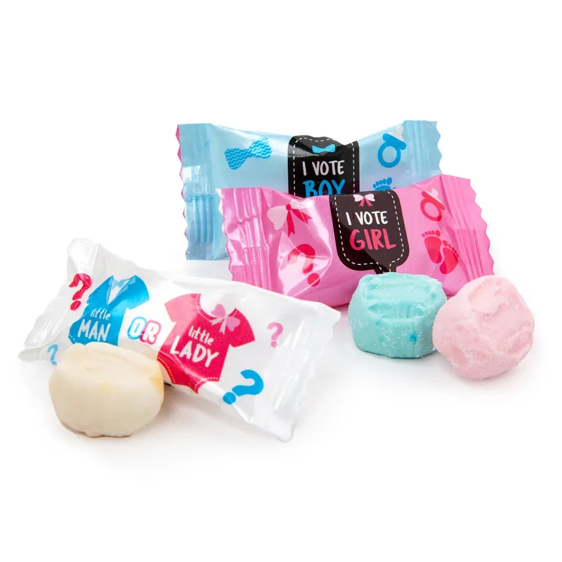 Gender Reveal Wrapped Buttermints