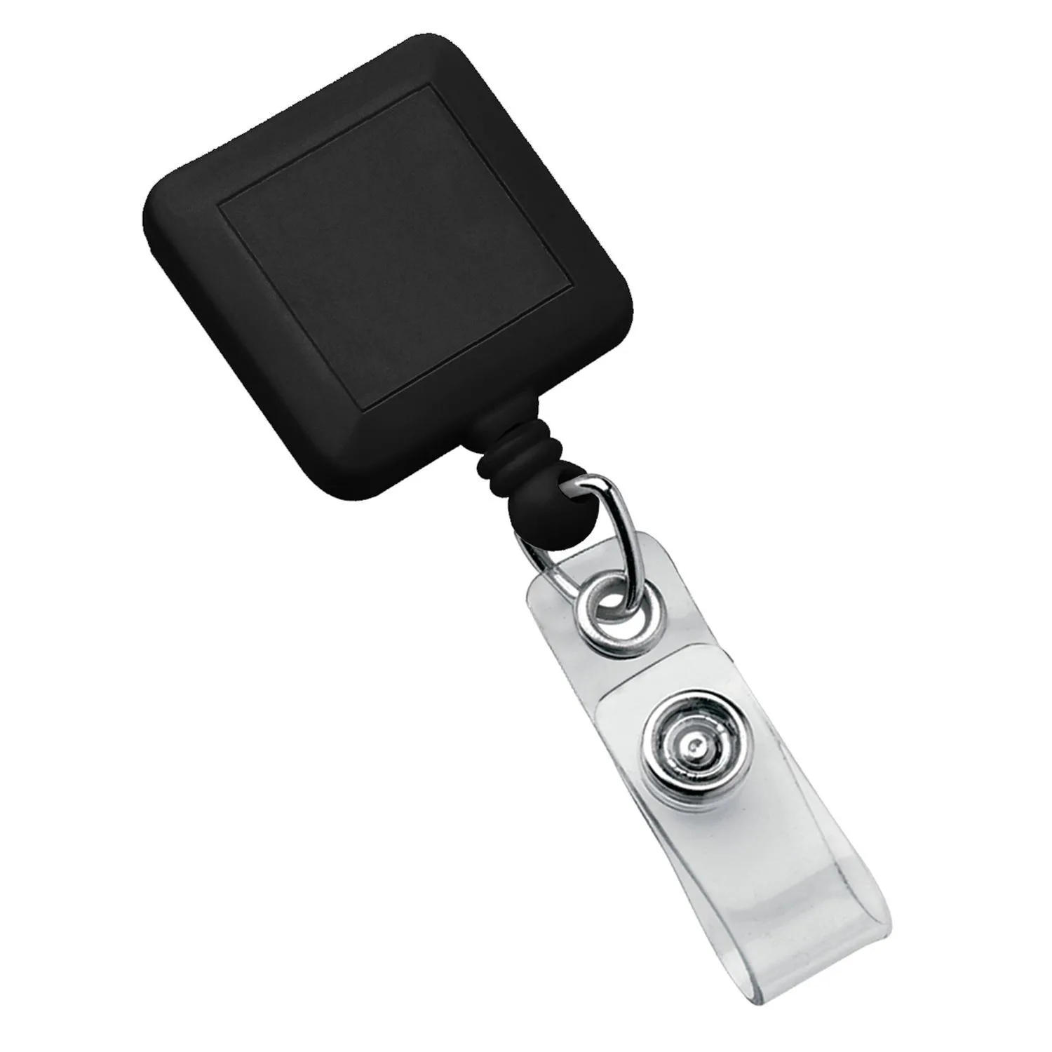 Square Retractable Badge Holder view 2
