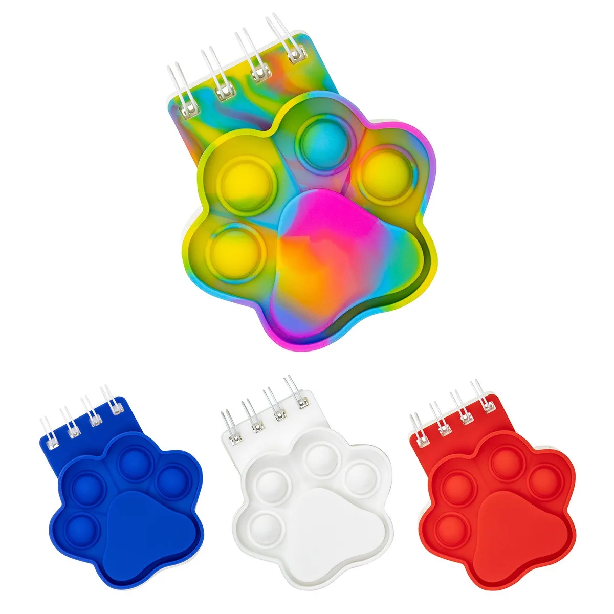 Paw Spiral Notebook Push Pop view 3