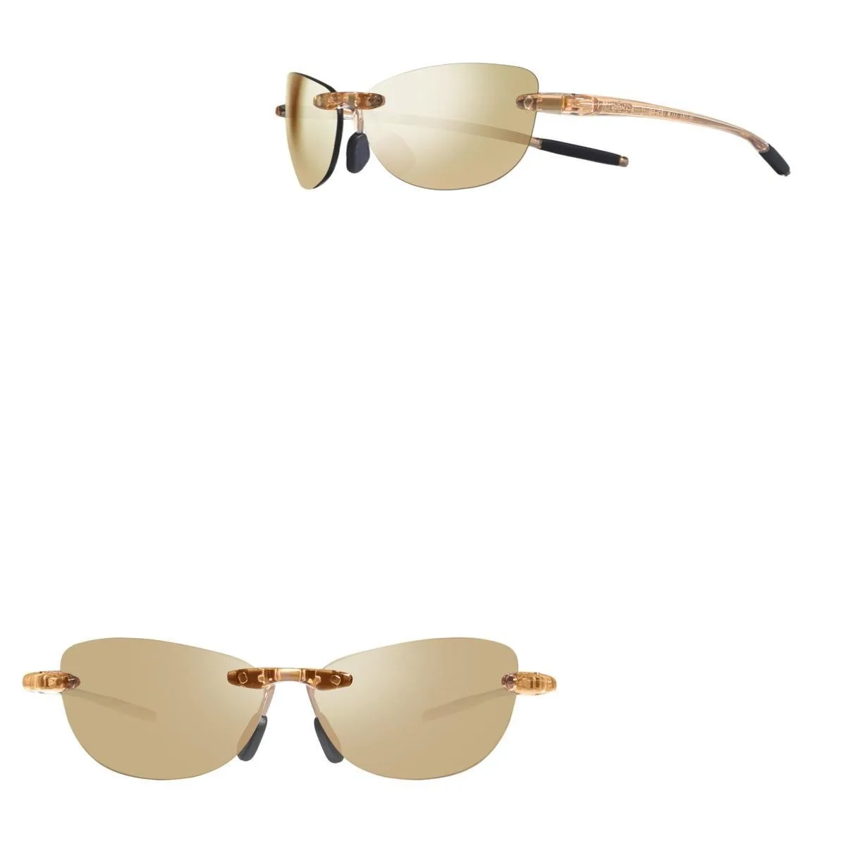 Revo Sunglasses Descend Pro Petite Crystal Sand Champagne
