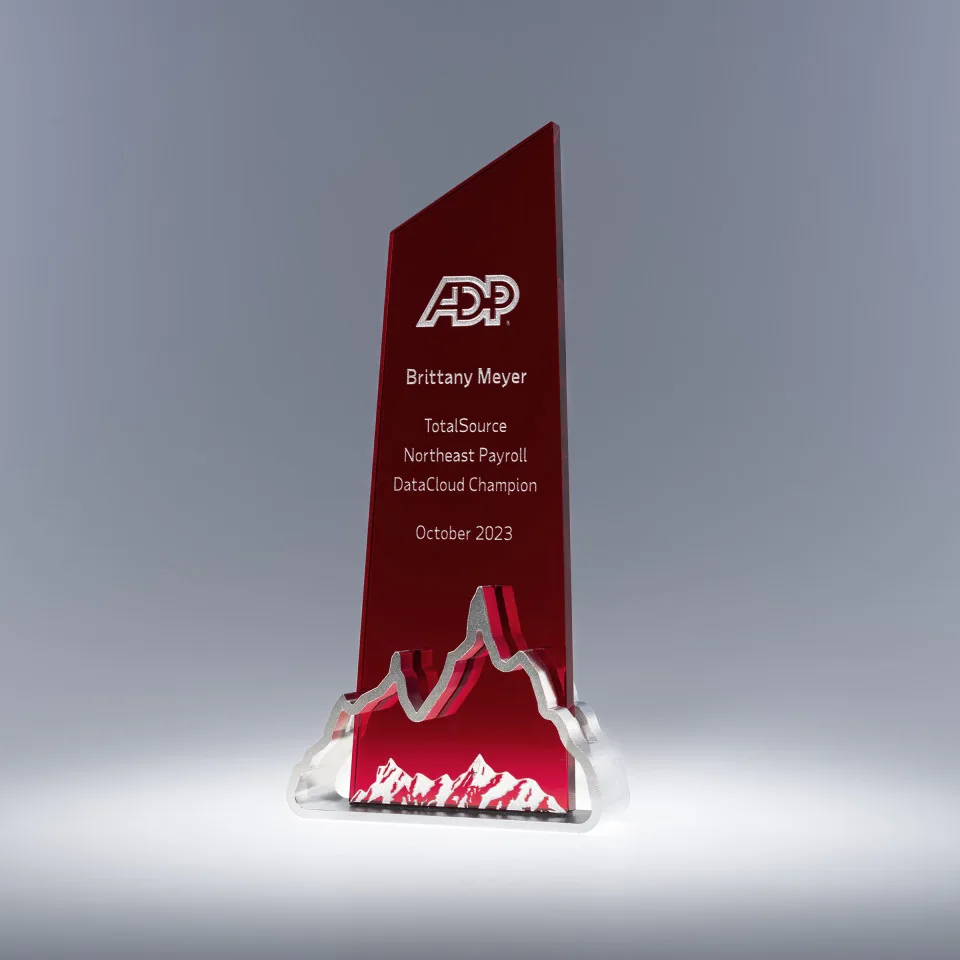 8.5'' Red Journey Award