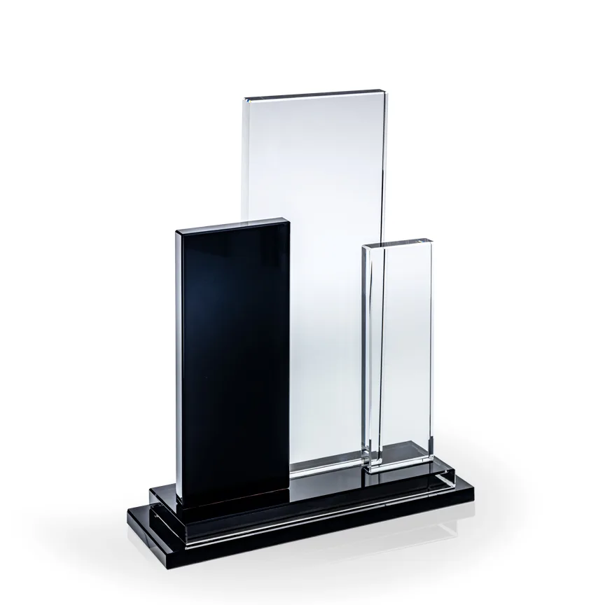 Mirador Black & Clear Crystal Award view 2