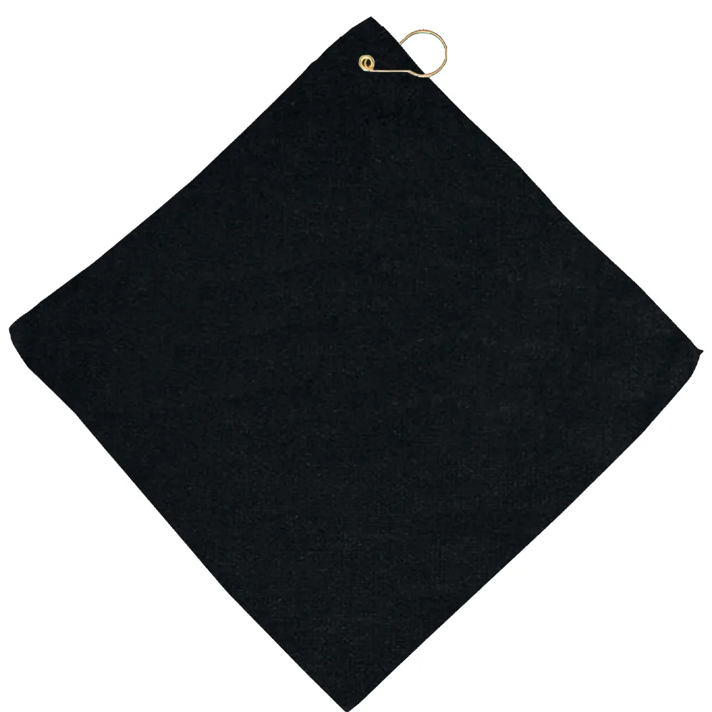 16"x16" Microfiber Golf Towelwith Hook & Grommet view 2