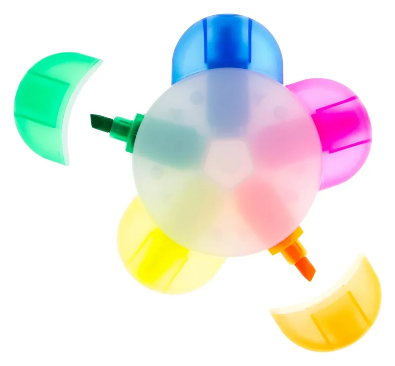 Clear/Yellow/Blue/Green/Pink/Orange