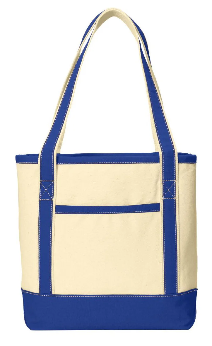 Port Authority® Medium Cotton Canvas Tote.